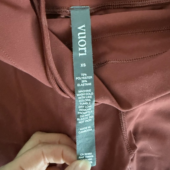 Vuori Daily Legging Burnt Red XS - Picture 4 of 9